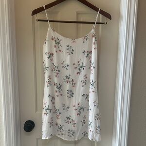 Lottie Moss White Floral Dress